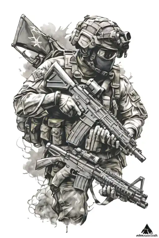 Akhmat special forces tattoo design idea