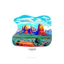 Sedona Arizona landscape tattoo design idea