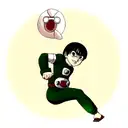 rock lee tattoo design idea