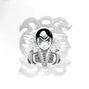 rock lee tattoo design idea