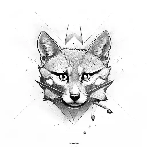 Rocket tattoo design idea