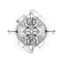  electrical circuits tattoo design idea