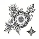 the date 2007 tattoo design idea