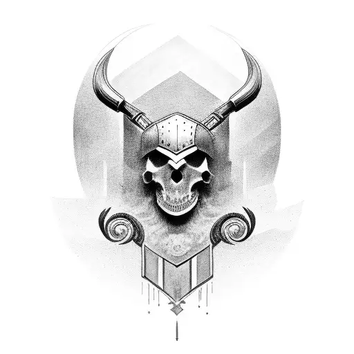 gladiator tattoo design idea