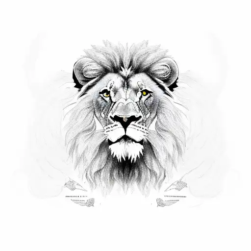 Lion Dill tattoo design idea