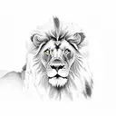 Lion Dill tattoo design idea
