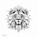 Lion Dill tattoo design idea