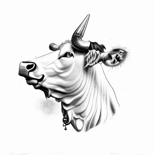 cattle ranch tattoo design idea