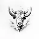 cattle ranch tattoo design idea