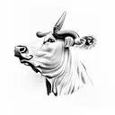 cattle ranch tattoo design idea