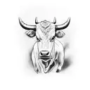cattle ranch tattoo design idea