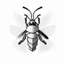 floral insect ancient greece tattoo design idea