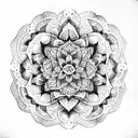 mandala tattoo design idea