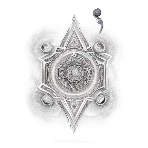krishna tattoo design idea