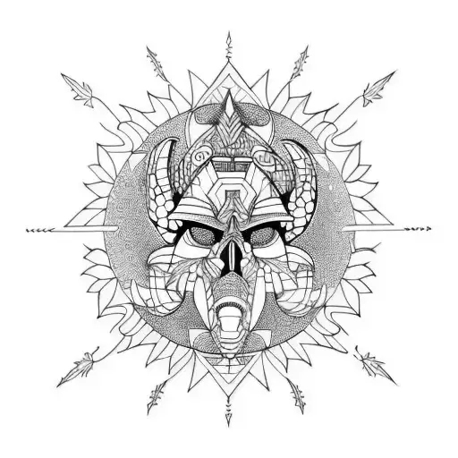 enlightenment tattoo design idea