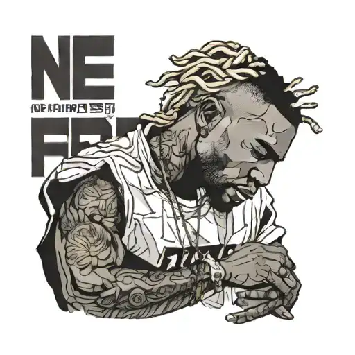 Frank ocean white Ferrari blond album  tattoo design idea