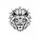 Lion sin escanor and is axe Rita tattoo design idea