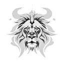 Lion sin escanor and is axe Rita tattoo design idea