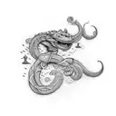 jormungandr tattoo design idea