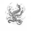 jormungandr tattoo design idea
