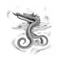 jormungandr tattoo design idea