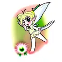 tinkerbell tattoo design idea