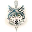 4 wolves tattoo design idea