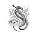 king cobra tattoo design idea
