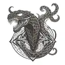 Venom tattoo design idea