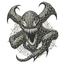 Venom tattoo design idea