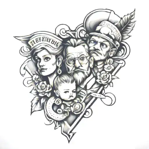 family, money, business,   tattoo design idea