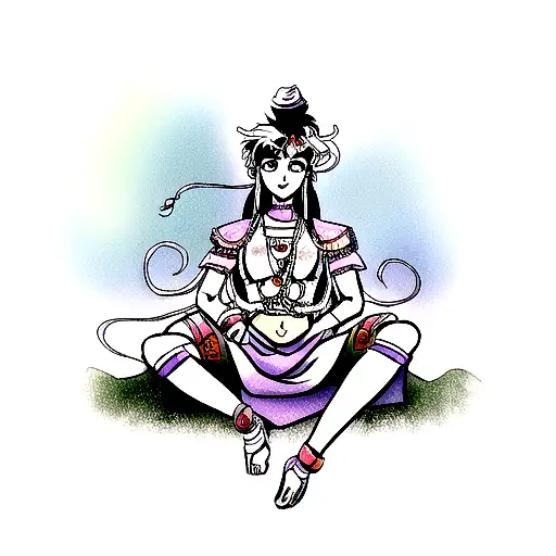 Indian god shiva tattoo design idea