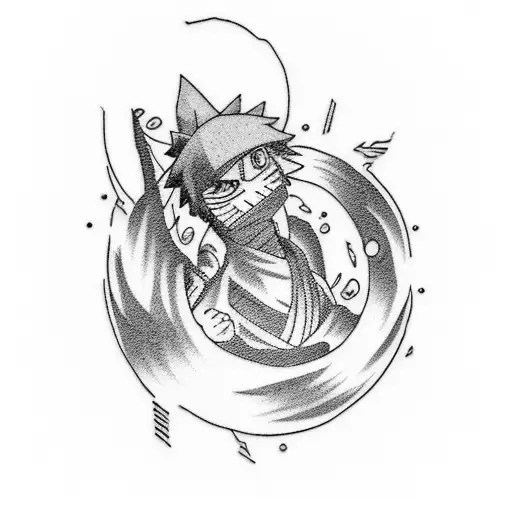 Pain de naruto tattoo design idea
