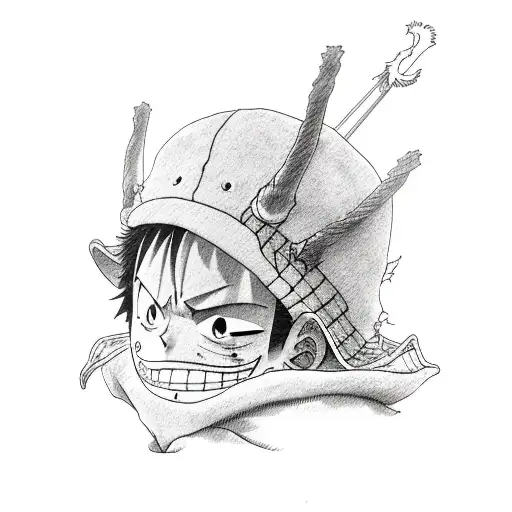 luffy tattoo design idea