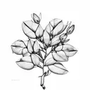 Oleander Flower, Olive Tree Branches, Fig Tree Leaves tattoo design idea