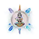 Include Lophophorus,kukri,buddha eye,hindu temple inside mount everest tattoo design idea