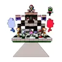 mario, moon, minecraft steve, king chess piece, hockey stick tattoo design idea