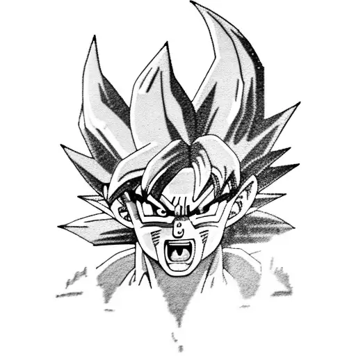 goku tattoo design idea