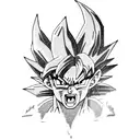 goku tattoo design idea