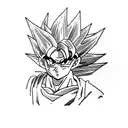 goku tattoo design idea