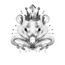 King Rat tattoo design idea