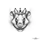 King Rat tattoo design idea
