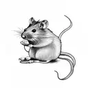 King Rat tattoo design idea