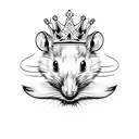 King Rat tattoo design idea