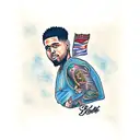 love yourz j cole tattoo design idea