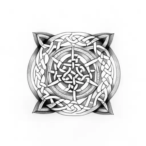 Celtic symbol for our family called Hult tattoo design idea