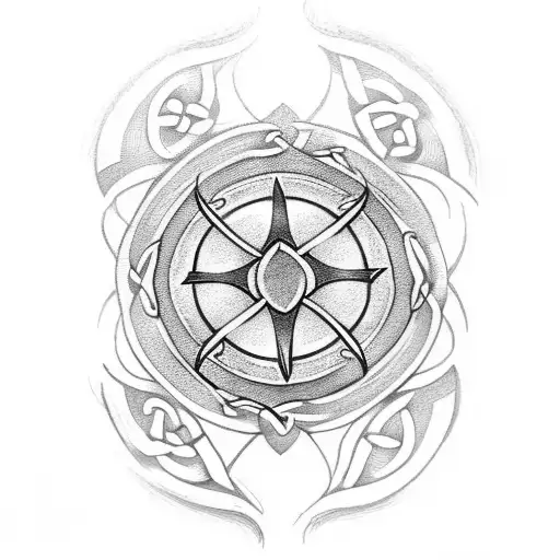 celtic symbol tjat represents Hult tattoo design idea