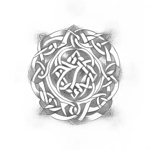 simple Celtic symbol for our family called Hult tattoo design idea