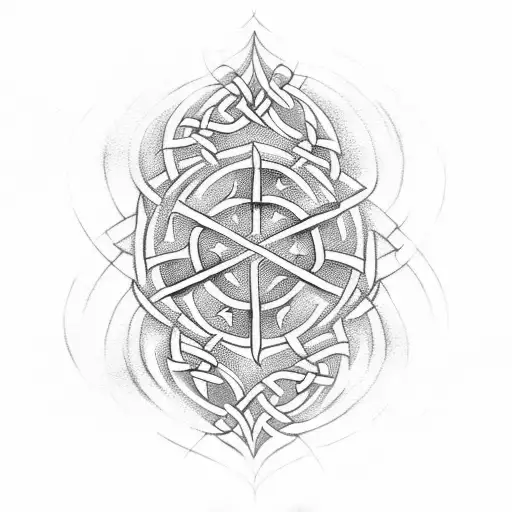 Celtic symbol for our family called Hult tattoo design idea