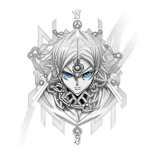 Kurapika Chains tattoo design idea